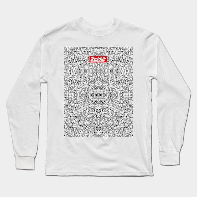 Redshit Origami Pattern Long Sleeve T-Shirt by redshit